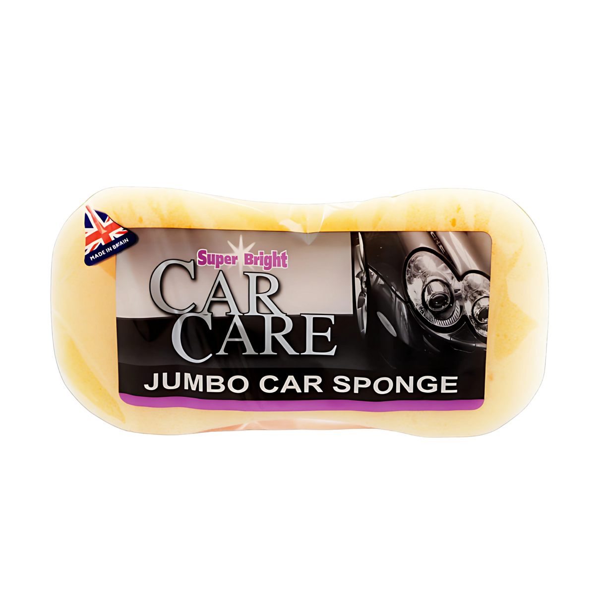 Super Bright Jumbo Car Sponge Pack of 12 