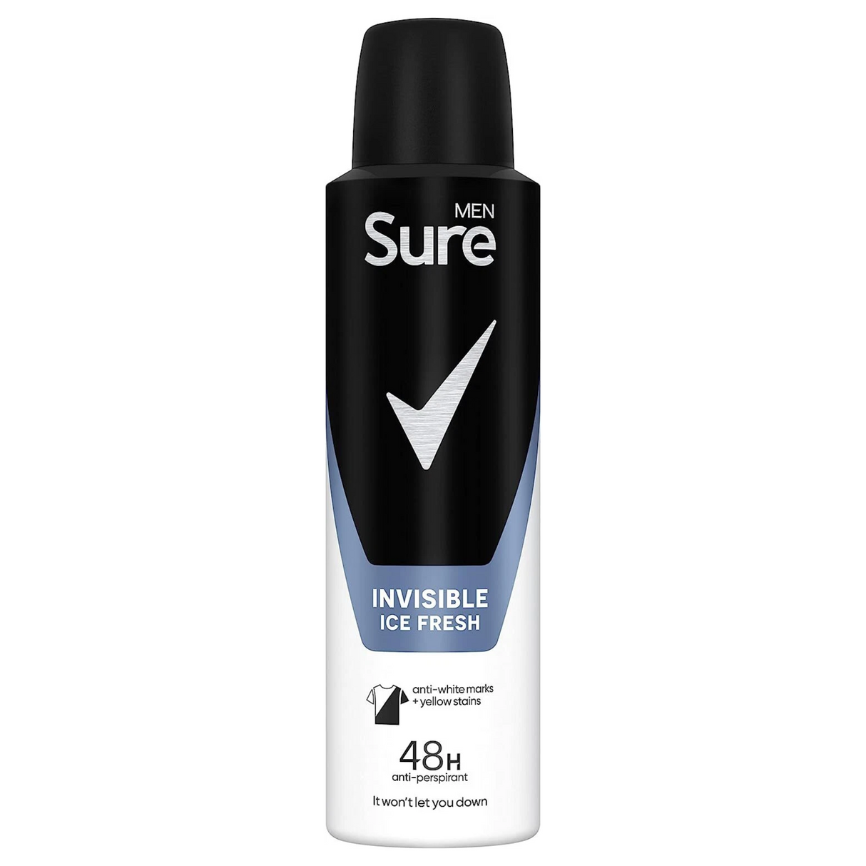 Sure Men Invisible Ice Fresh Antiperspirant Deodorant 150ml | Pack of 6