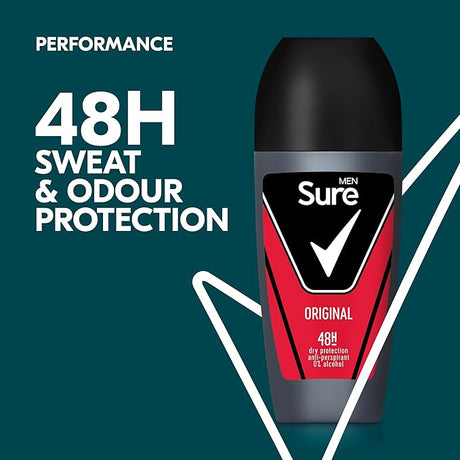 Sure Men Original Antiperspirant Deodorant Roll On 50ml