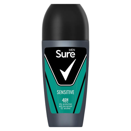 Sure Men Sensitive Antiperspirant Deodorant Roll On 50ml