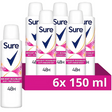 Sure Women Bright Bouquet Antiperspirant Deodorant 150ml | Pack of 6