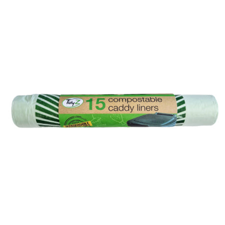 Tidyz 10L Compostable Caddy Liners 15s