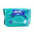 Ultrex Ultra Fit with Wings Sanitary Pads 10s