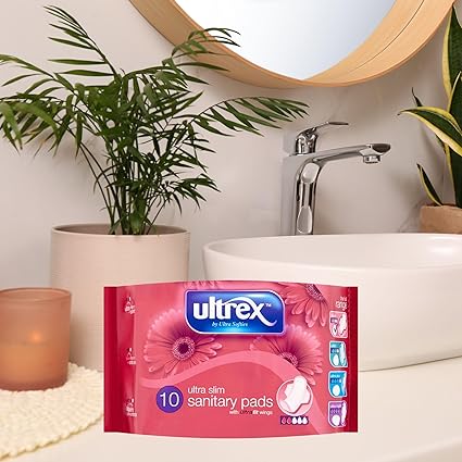 Ultrex Ultra Slim with Wings Sanitary Pads 10s