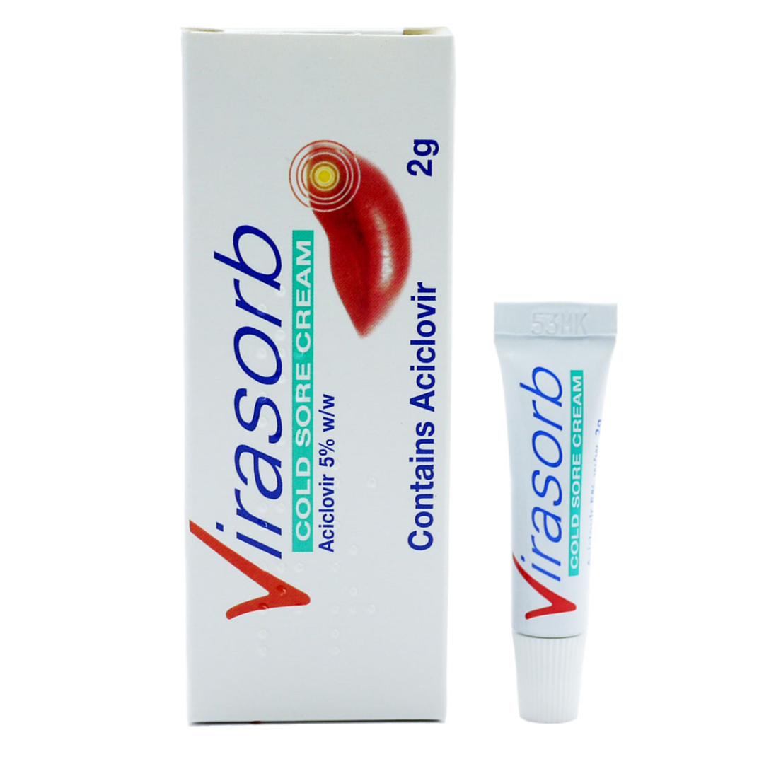 Virasorb Cold Sore Cream 2g