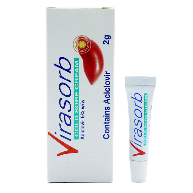 Virasorb Cold Sore Cream 2g