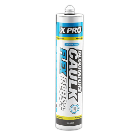 XPRO Decorators Caulk Flex Plus Premium Grade, White 280ml