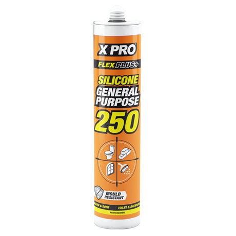 XPRO General Purpose Silicone Sealant, Grey 280ml