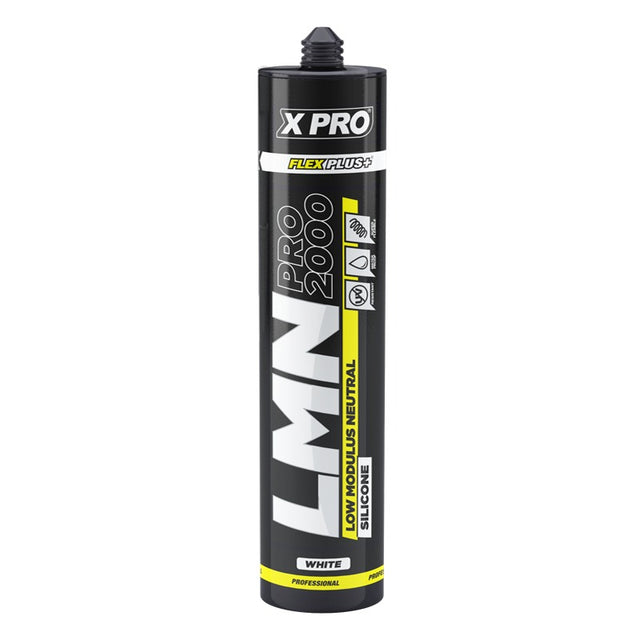 XPRO LMN Low Modulus Neutral Silicone Sealant, White 310ml