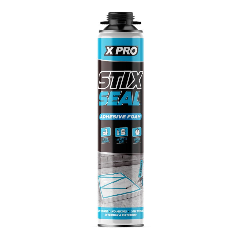 XPRO StixSeal Adhesive Construction Foam, Gun Grade 750ml