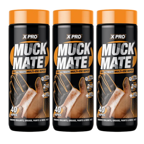 XPRO Muck Mate Heavy Duty Multi-Use Wipes 40s | Pack of 3