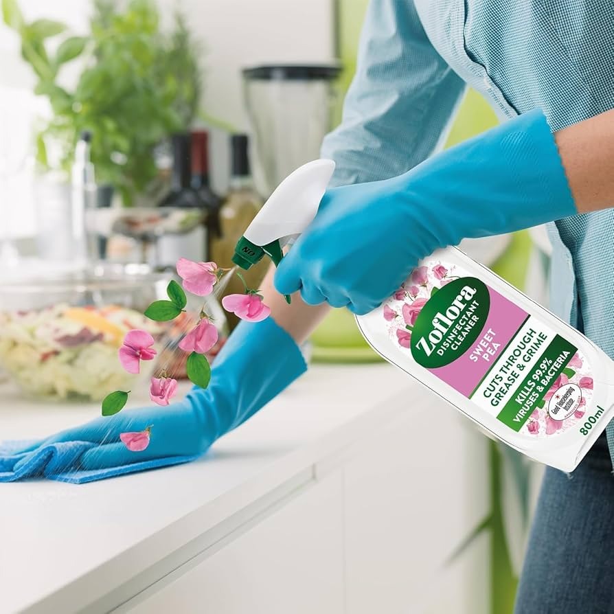 Zoflora Multi-Purpose Disinfectant Trigger Spray Sweet Pea 800ml
