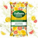 Zoflora Lemon Zing Multi-Surface Anti-Bacterial Cleaning Wipes 70s