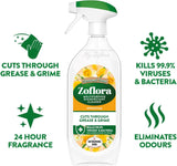 Zoflora Power Bathroom Cleaner Trigger SpringTime 800ml | Pack of 8